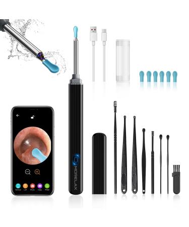 Ear Wax Removal Ear Wax Cleaner with Camera Earwax Removal Tool with 8 Ears Earwax Cleaning kit 1080P HD Otoscope - Ear Camera with 6 Ear Scoops - Otoscope Ear Pick for iOS and Android