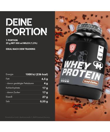 Whey Protein Iced Coffee - 3000g Can | High-Quality Protein Powder for Muscle Gain - Shop Now! - Buy Online on GoSupps.com