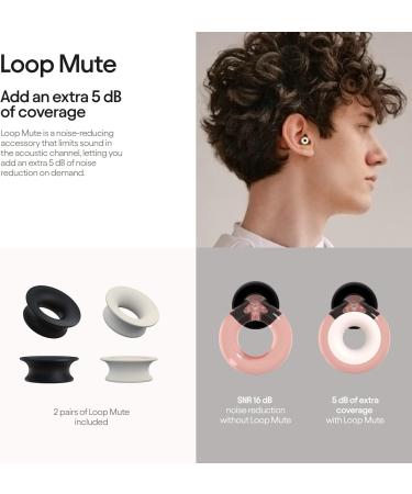 Loop Engage Plus Earplugs for Low-Level Noise Reduction - SNR 16 dB, Rose - Ideal for Social Gatherings, Noise Sensitivity, Parenting - Includes 8 Ear Tips - Buy Online on GoSupps.com