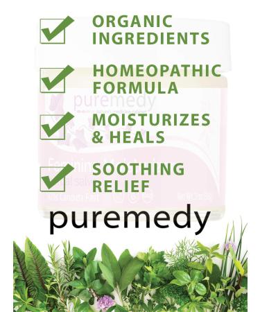 Puremedy Feminine Moisturizing Herbal Salve for Vaginal Dryness - 1oz Organic Treatment for Women's Health - Buy Online on GoSupps.com