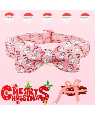 Shop Lionheart Glory Pink Adjustable Dog Collar - X-Large Christmas Design for Large Dogs | Perfect Gift for Girls! - Buy Online on GoSupps.com