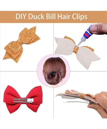 ZEACct 50 Metal Alligator Hair Clips - Double Prong Curl Clips & DIY Accessories for Women & Girls - Buy Online on GoSupps.com