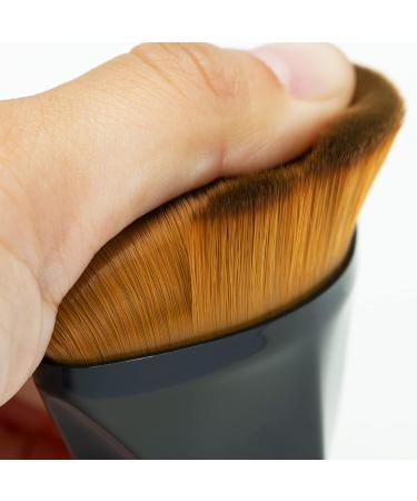 Ouhoe 4 Packs Base Foundation Makeup Brushes - Flat Top Makeup Brushes with Flat Cap for Women and Girls - Buy Online on GoSupps.com