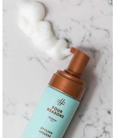 Buy FOUR REASONS Hair Mousse - Natural Volumizing & Thickening for Fine Hair Alcohol-Free Organic Vegan - International Shipping Available - 5.1 fl oz - Buy Online on GoSupps.com