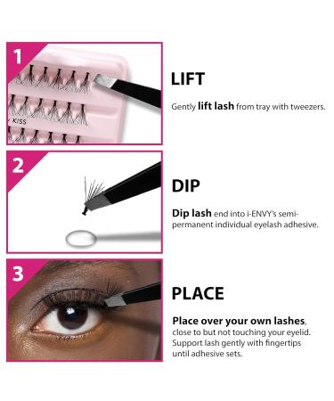 Buy Kiss I Envy Clear 03 Eyelash Adhesive (3 Pack) - 0.21 oz (6ml) - Ideal for Individual Lashes - International Shipping Available - Buy Online on GoSupps.com