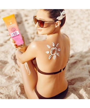 GkgWuxf Waterproof Sunscreen Daily 50 Sunscreen180ml Waterproof Body Sunscreen for Swimming Summer Activities Sunbathing - Buy Online on GoSupps.com