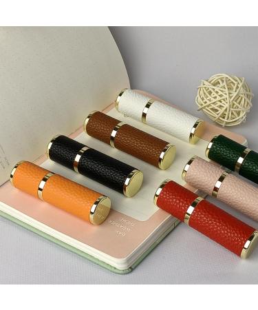 Portable Mini Perfume Refillable Bottle 5ml Leather Material Travel Atomizador Fine Mist Refillable Cologne Dispenser Sprayer With Funnel And Perfume Diffuser Tool For Women&Men (Orange) - Buy Online on GoSupps.com