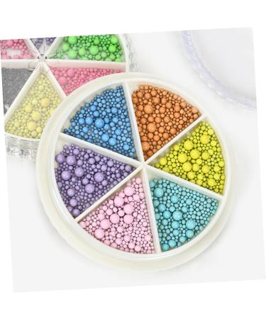 FRCOLOR 2 Boxes Nail Art Macaron Colored Steel Balls Beads on Nails Diy Nail Charms Micro Pixie Beads Nail Accessories Charms Metal Nail Charms Small Nail Charms Decor Petal Miss Miniature - Buy Online on GoSupps.com