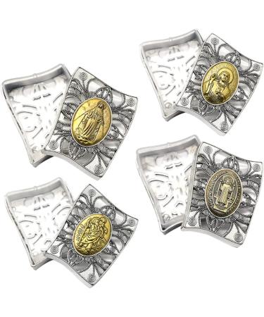 Zerodeko 20 Pcs Box Rosary Box Cage Charms Christian Charms Bracelets Bracelet Jewelry Container Prayer Beads Case Essential Oil Necklace Lugs for Women Travel Gift Box Earrings Zinc Alloy 6.4x5cmx5pcs Goldenx5pcs - Buy Online on GoSupps.com