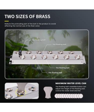 Buy Mogoulua 12 Head Ultrasound Fog Maker - 400W Waterproof Humidifier for Horticulture & Landscape - 8.5L/H Fog Output - Buy Online on GoSupps.com