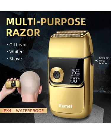 Buy Professional Electric Razors for Men | Double Foil Shaver & Cordless Hair & Beard Trimmer - International Shipping Available - Buy Online on GoSupps.com