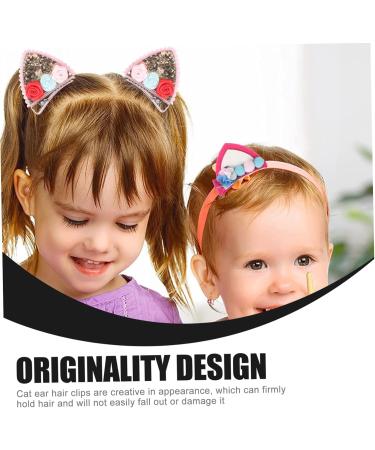 Toyvian 4 Pairs Girls Barrettes for Hair Girls Hair Barrette Animal Ears Barrette Kids Barrettes for Hair Cat Ears Hair Clips Cat Ears Hairpins Cloth Rabbit Ears Girl Child Accessories - Buy Online on GoSupps.com