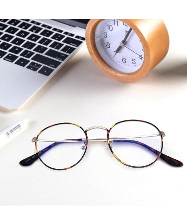 Fashionable Round Reading Glasses for Women | Retro Oval Anti-Glare Presbyopia & Stylish Metal Computer Lens - Kaeoisfu - Buy Online on GoSupps.com