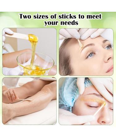 250 Fleece Wax Strips for Hair Removal - Warm Wax Strips Paper with Spatula for Face & Legs - Ideal for Depilation - Buy Online on GoSupps.com