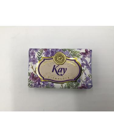 Kay - Gift Soap Bar For Her Birthday Rose Scent Mum Grandmother Cleanser Lather Present Girl