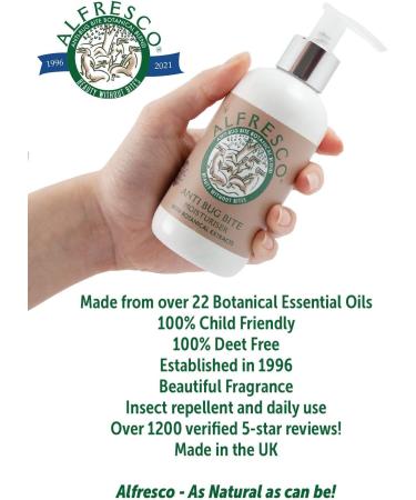 Alfresco Natural Insect Repellent/Anti Bug Bite CLASSIC Moisturiser 200ml Bottle | DEET Free | 22 Essential Oils | Safe for Children and Babies | Pack of 1 - Buy Online on GoSupps.com
