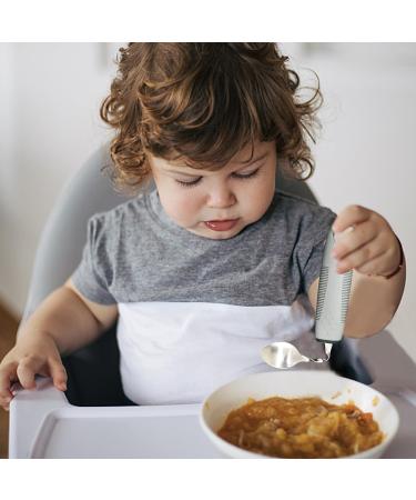 Adaptive Utensils Handed Curved Spoon and Fork Set for Elderly Hand Tremors Parkinson's and Handicapped Non-Slip Easy Grip Handles Eat Independently - Buy Online on GoSupps.com