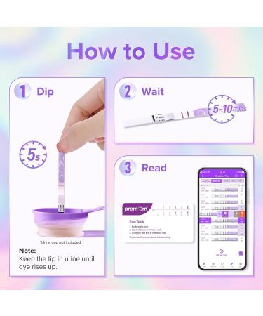 Premom Quantitative Ovulation Test Kit | 20 LH Test Strips with Smart Digital Reader App | Numerical Ovulation Predictor Tests - Buy Online on GoSupps.com