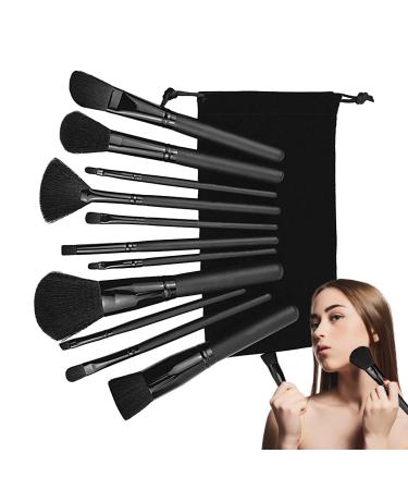 Bexdug Makeup Brush Set Professional | Brush Make Up | Makeup Brushes For Teen Girls Foundation Brushes For Powder Contour Blush Small Makeup Brush Set Black Design