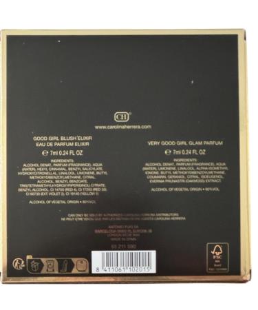 Carolina Herrera Good Girl Blush and Very Good Girl Glam MINI Coffret Duo Limited Edition Holiday Set (0.24 fl oz X 2) - Buy Online on GoSupps.com