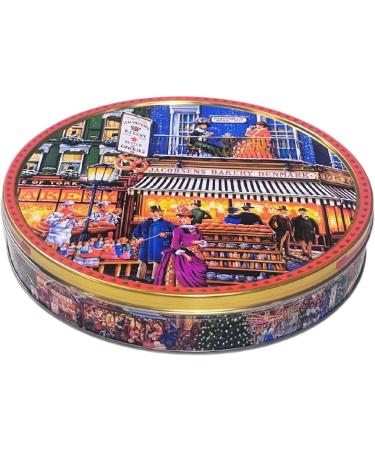 Sync'T Danish Butter Cookies Jacobsen's Nostalgic Danish Butter Cookie Tin 5 Classic Shapes - Buy Online on GoSupps.com