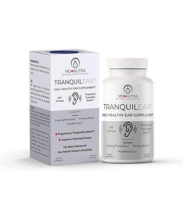 Tranquil Ear Ear Health & Tinnitus Relief Supplement | Ear Surgeon Formulated for Overall Ear Nutrition, Ringing Ear Relief, & Tinnitus Symptoms - Daytime Formula - All-Natural 30 Vegan Capsules