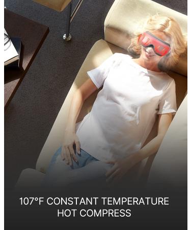 RENPHO Eye Massager for Migraines with Heat Compression, Remote Control, Bluetooth - Rechargeable Eye & Temple Massage Mask for Relaxing Eye Strain, Dark Circles, Bags, Dry Eyes - Improve Sleep | A-white - Buy Online on GoSupps.com