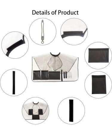 Mastectomy Post Surgery Waterproof Shower Cape | Water-Resistant Garment for Recovery & Protection - Ideal for Mastectomy Chest & Shoulder Surgery (Black - Buy Online on GoSupps.com