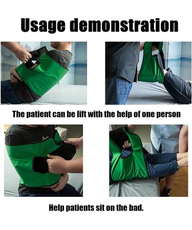 Transfer Sling Belt | 63 Inches Bed Assist Transfer Cushion Patient Assist Nursing Gait Belt with Durable Handles Transfer Elderly Limited Mobility (Green) - Buy Online on GoSupps.com