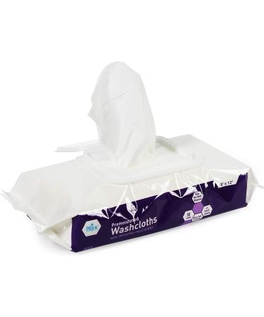 Medpride Disposable Premoistened Washcloths for Adults | 600-Count 8x12 | Aloe & Lanolin Wet Wipes | Gentle Skincare Cleansing & Makeup Removal - Buy Online on GoSupps.com