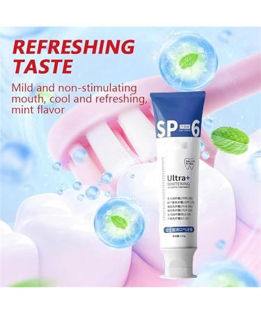 SP 6 Tooth Whitening Toothpaste - Probiotic Deep Cleaning & Stain Removal for Healthy Teeth & Gums (1 PC Blue) - International Shipping Available - Buy Online on GoSupps.com