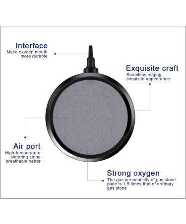 Hzyclzh Air Stone Disc - Premium Aquarium Air Stone for Fish Tanks Ponds & Aquaculture - Oxygen Stone for Enhanced Water Aeration - Buy Online on GoSupps.com