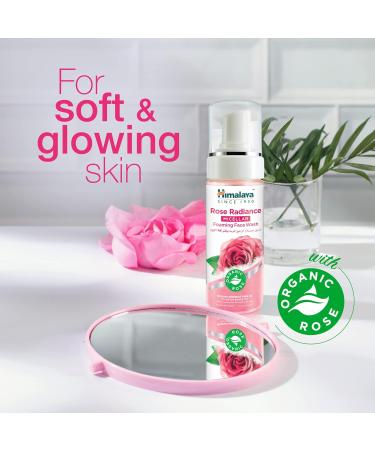 Himalaya Rose Radiance Micellar Foaming Face Wash Removes Waterproof Make-up 150ml - Buy Online on GoSupps.com