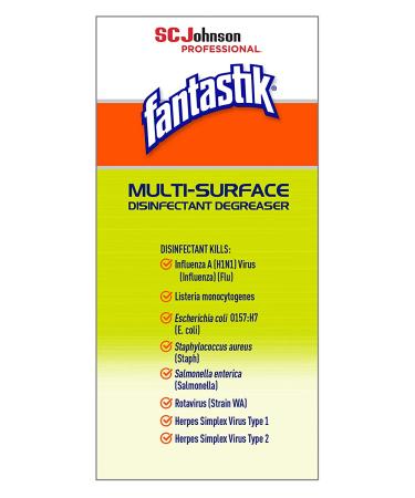 SC Johnson Professional Fantastik Multi-Surface Cleaner & Disinfectant Spray 32oz - Pack of 8 - Buy Online on GoSupps.com