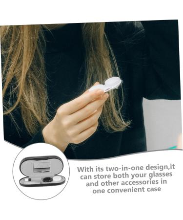 Buy Gatuida 2-in-1 Double-Sided Glass Case & Contact Lens Holder - Portable Travel Organizer for Glasses & Schnapps - 16x7cm - Buy Online on GoSupps.com