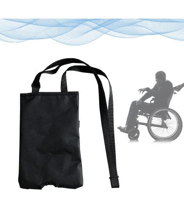 Waterproof Urine Drainage Bag Catheter Abdominal Drain Conceal Holder with Adjustable Washable and Reusable High Capacity for Incontinent Patients Elderly(1000ml 1500ml 2000ml) Black L(2000ML) L(2000ML) Black