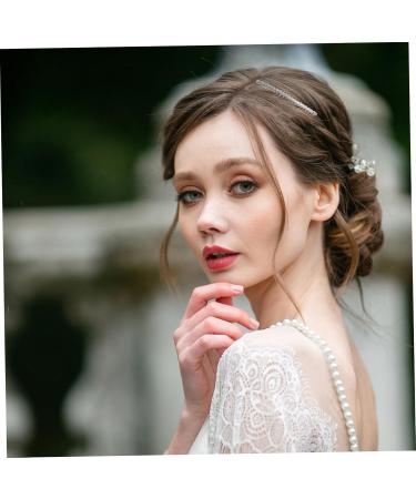 POPETPOP 20 Wedding Veil Combs Fancy Hair Clip Side Comb Clip Bridal Hair Comb Veil Clip Side Hair Combs Comb for Wedding Veil Hair Accessories for Women Miss Wide Tooth Comb Metal - Buy Online on GoSupps.com