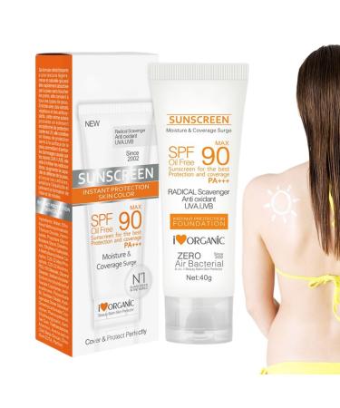 JPSDOWS Sunscreen SPF 90 - Natural Oil Free Broad Spectrum Sunscreen | Face Sunscreen Face Sunscreen Face Sunscreen Sunscreen for Face UVA/UVB Sunscreen for