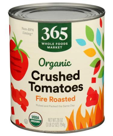 365 by Whole Foods Market, Tomatoes Crushed Fire Roasted Organic, 28 Ounce - Buy Online on GoSupps.com