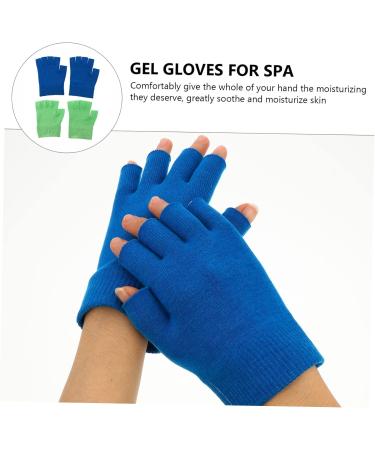 minkissy 4 Pairs Gel Gloves Dry Hand Gloves Essential Oils Gloves Skin Care Gloves Half Finger Spa Gloves Winter Gloves Lotion Gloves Hand Care Gloves Heel Socks Moisturizing Miss Knitting - Buy Online on GoSupps.com