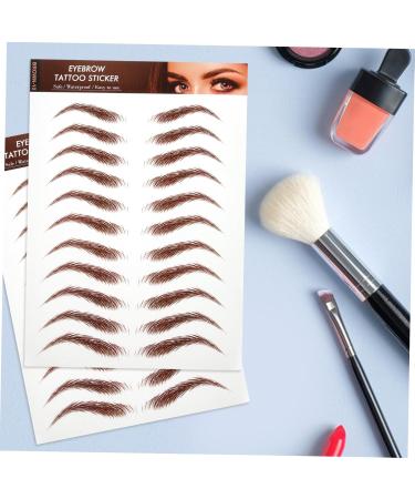 MUSISALY 5 Sheets Eyebrow Stickers Eyebrows Makeup Sticker Peel off Eyebrow Sticker Eyebrow Waterproof - Buy Online on GoSupps.com