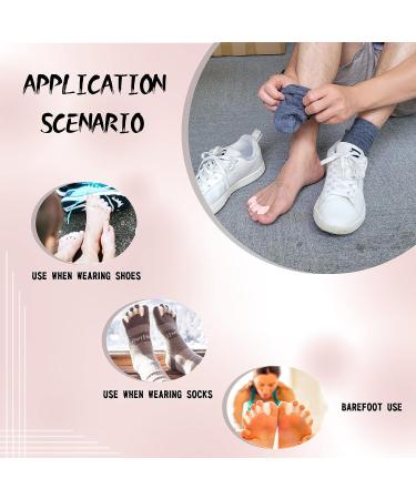 Medium Nude Toe Separators & Straighteners (1 Pair) for Men & Women - Bunion Corrector, Hammertoe Relief, Plantar Fasciitis - Size M - Buy Online on GoSupps.com