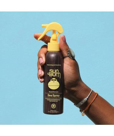 Sun Bum Sea Spray|Texturizing Volumizing Sea Salt Spray 6 FL OZ and Original SPF 50 Sunscreen Face Lotion 3oz Moisturizing UVA/UVB - Buy Online on GoSupps.com