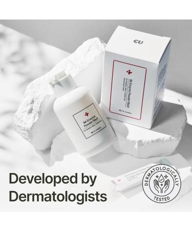 CU DR. SOLUTION B6 Enzyme Powder Face Cleanser, Korean Skin Care Exfoliating Face Wash with PHA and Papain Enzyme, Face Exfoliator with Calamine and Vitamin B6, Gentle Cleanser, 55g (1.94 Oz) - Buy Online on GoSupps.com