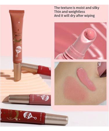  TianWlio Multi Purpose Blush Cream Cheek Blush 4 Natural Colors Liquid Powder Eyeshadow Face Care Lip Cheek Foundation Natural Fine Foundation - Buy Online on GoSupps.com