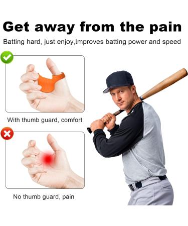 Baseball nest for hitting thumb protection ergonomic finger stabilizer sweatrepellent nonslip ankle protection for athletes men and young people prevents mistakes Orange - Buy Online on GoSupps.com