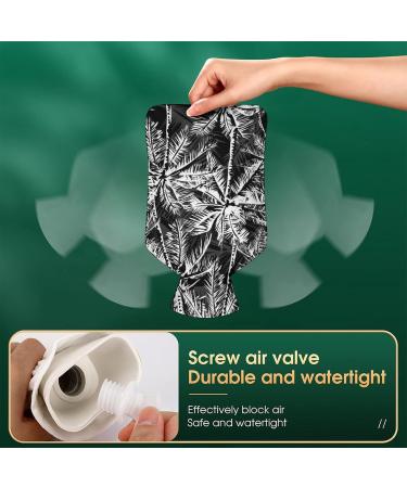 White Palm Hot Water Bottle with Plush Cover - Soft Bed Warmer for Adults & Kids | 26.5x15.3cm - Ideal for Comfort & Relief - Buy Online on GoSupps.com
