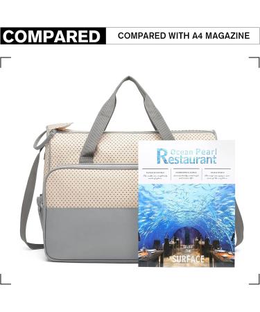 Buy Miss Lulu 5-Set Baby Diaper Bag - Light Green - Stylish & Functional Mother Handbag with Shoulder Bag & Bottle Holder - Buy Online on GoSupps.com