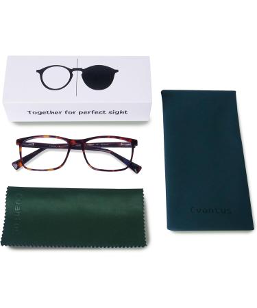 Cvantus Blue Light Blocking Glasses for Men & Women | Tortoise Square Design Glare-Free Computer Glasses - SOEC 100 C2 - Buy Online on GoSupps.com