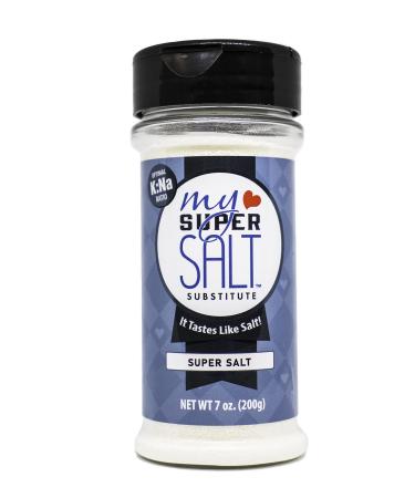 My SUPER SALT Low Sodium Salt Substitute - It Tastes Like Salt - Cook and Bake With It - Use Just Like Salt! Contains Only Essential Nutrients.